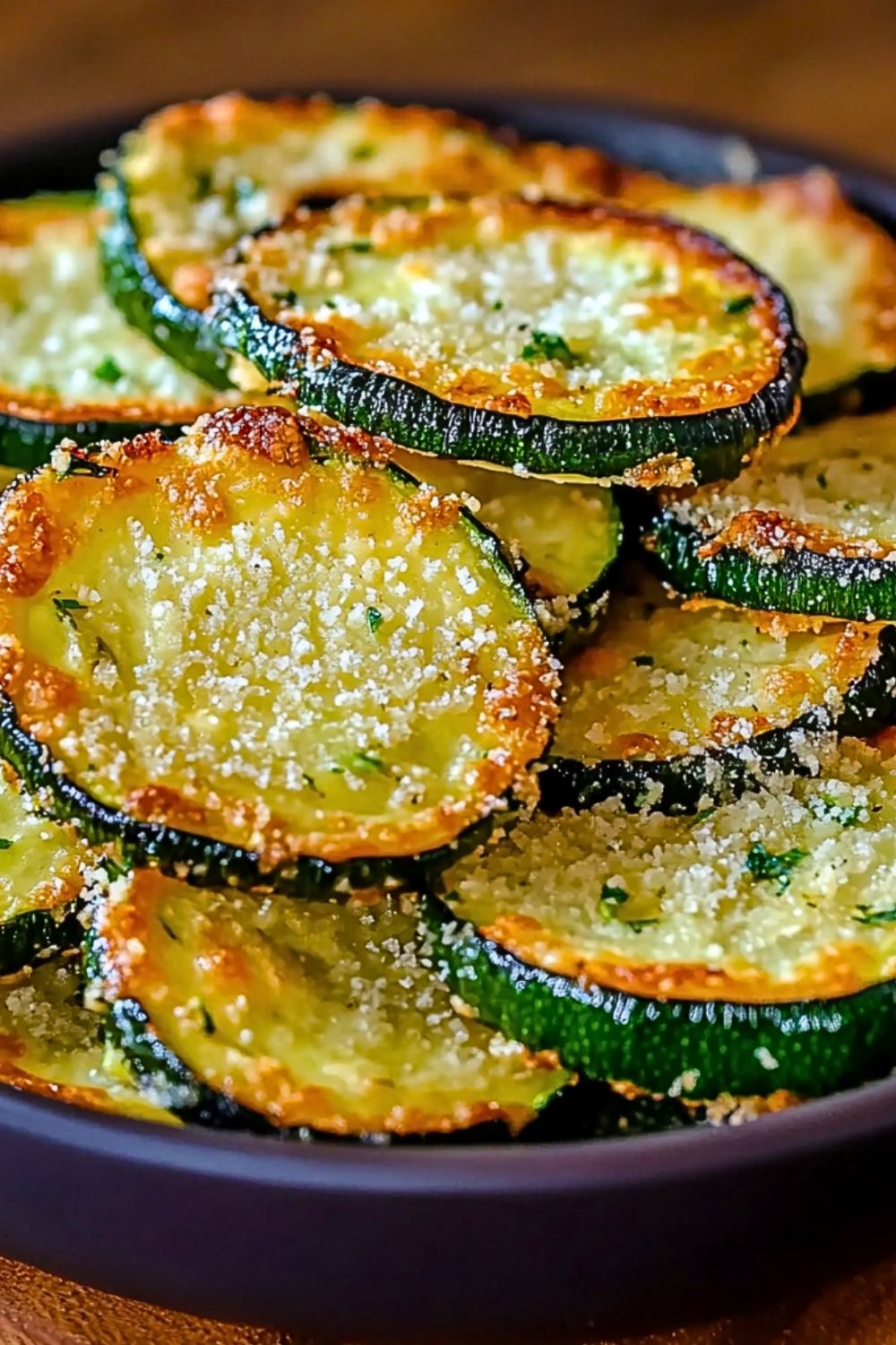 Crispy Parmesan Zucchini Rounds - Cook Craze
